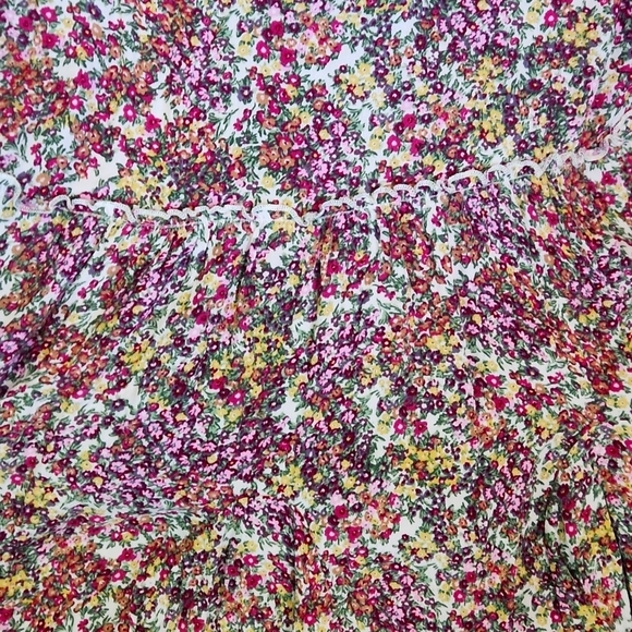 Wild Fable Drop Waist Lightweight Floral Dress - Picture 4 of 5